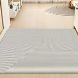 7design simple line square carpet