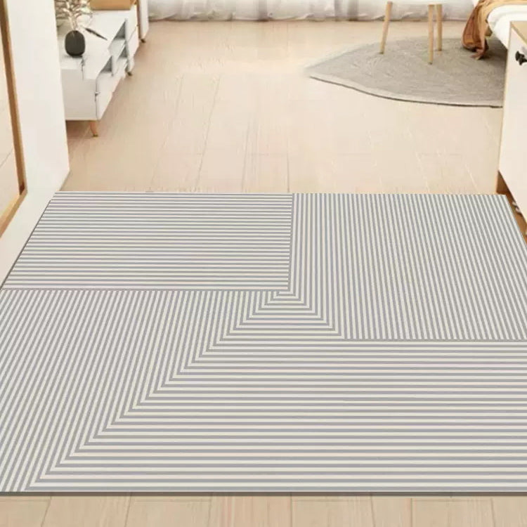 7design simple line square carpet