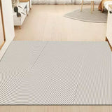 7design simple line square carpet