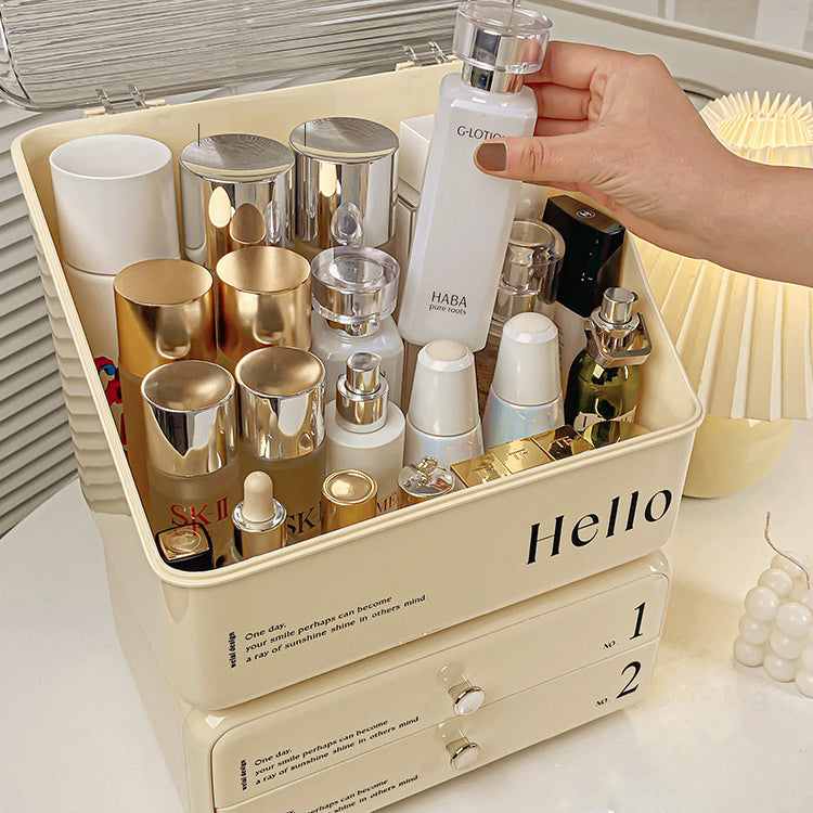 3design large capacity cosmetic storage