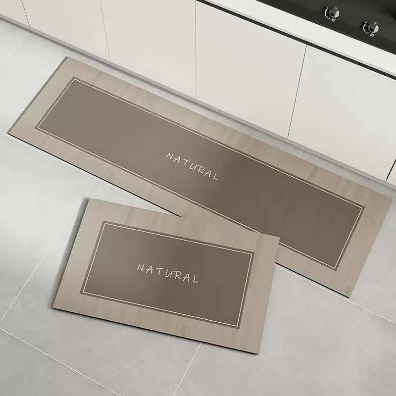 5design natural logo kitchen mat