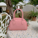 3color 2way leather mini bag