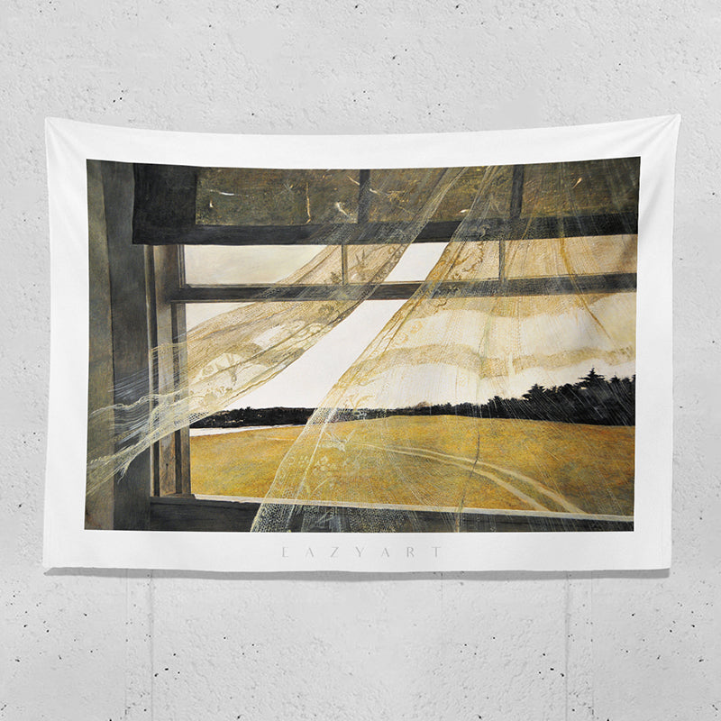 lace curtain tapestry