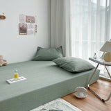 19color simple mattress sheet & pillow sheets set