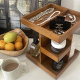 natural wood rotation rack