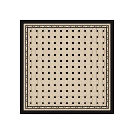 brown retro tile laundry mat