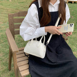 3color 2way leather mini bag