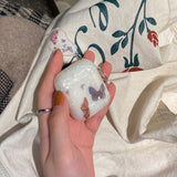 butterfly crystal Airpods case