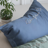 8color love embroidery pillow sheets