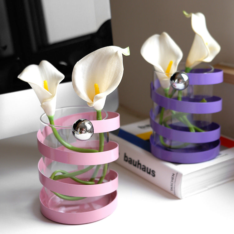 3color spiral pop cosmetic stand