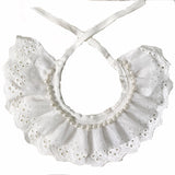 white lace neckwear