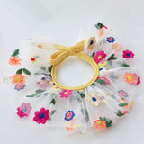 colorful flower neckwear