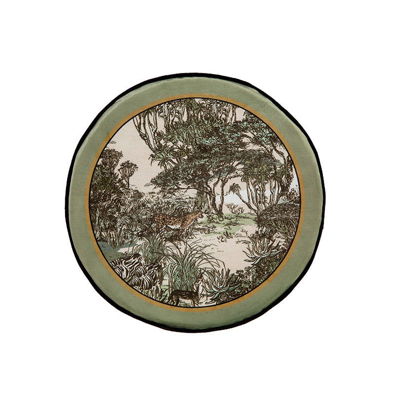 2design green persevere logo cushion