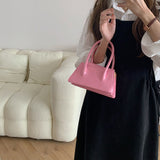 3color french square mini handbag