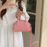 3color 2way leather mini bag
