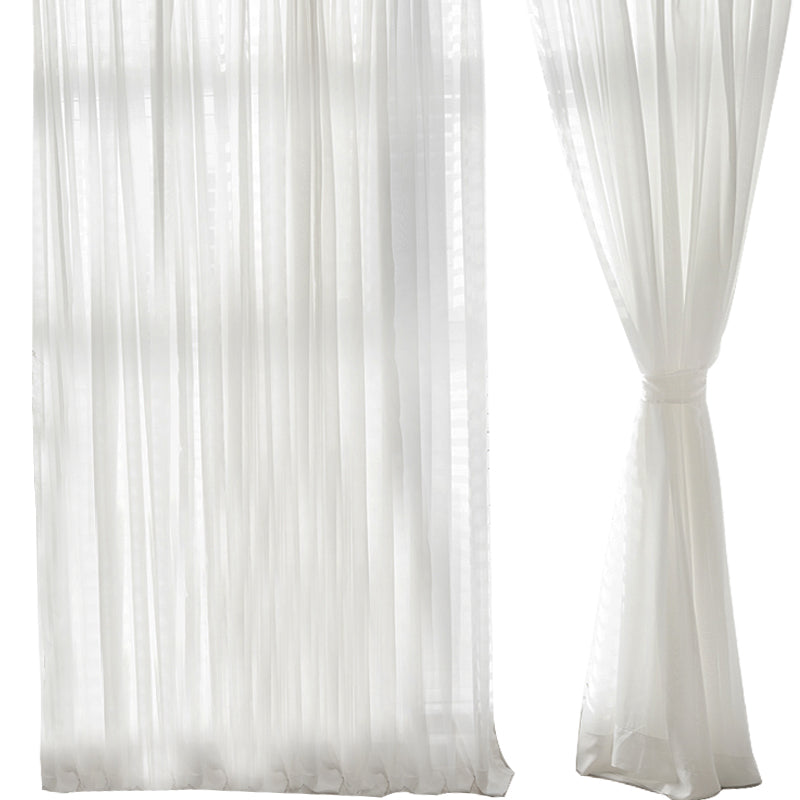 simple white curtain