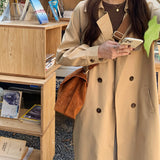 2color suede shoulder bag