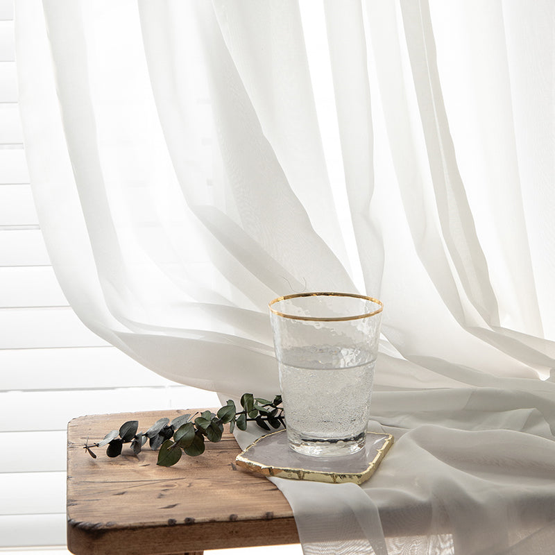 simple white curtain