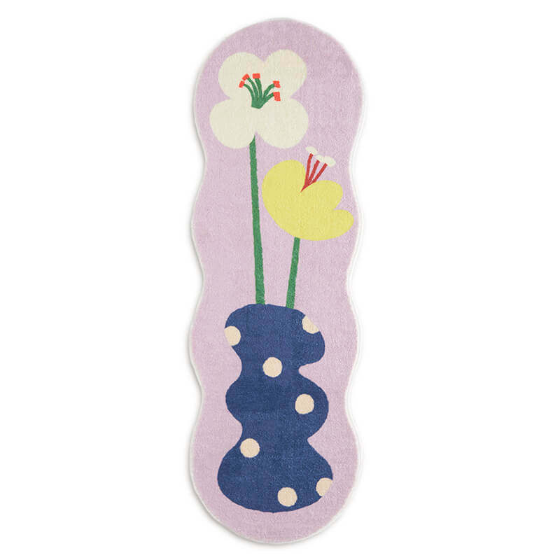 6design colorful flower mini mat