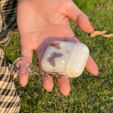butterfly crystal Airpods case