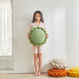 【即納】9color braid round cushion