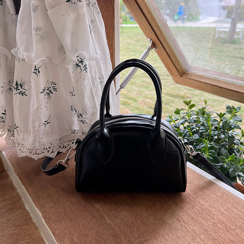 3color 2way leather mini bag