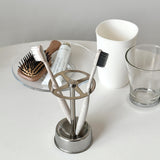 stainless toothbrush stand