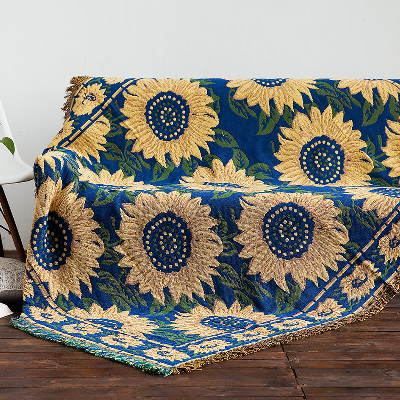 sunflower sofa cover